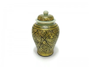 Celadon Lacquer Pot