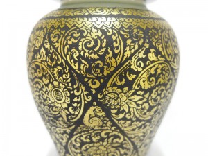 Celadon Lacquer Pot