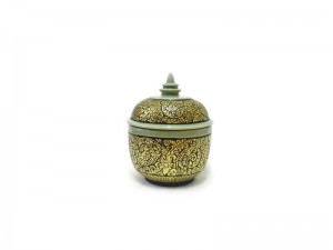 Celadon Lacquer Pot