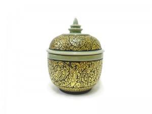 Celadon Lacquer Pot