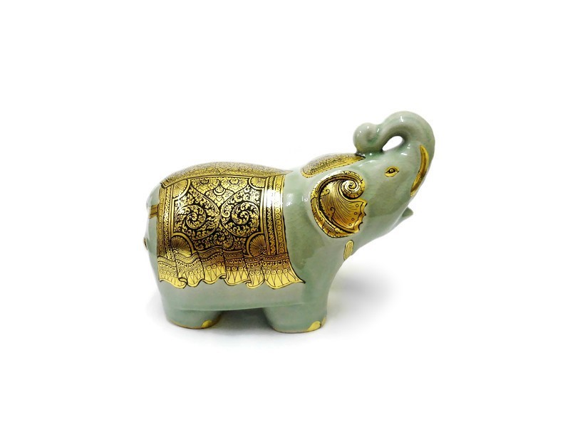 Celadon Elephant Lacquer
