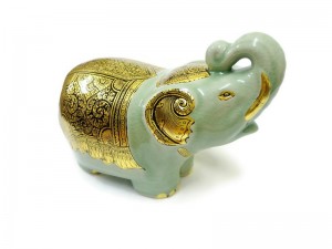 Celadon Elephant Lacquer