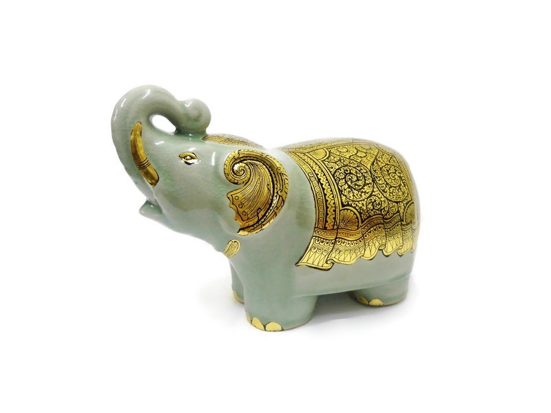 Celadon Elephant Lacquer