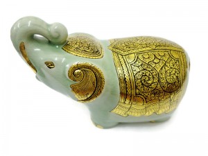 Celadon Elephant Lacquer