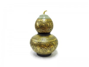 Celadon Lacquer Calabash Pot