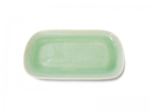 Celadon Tea pot with cup and tray